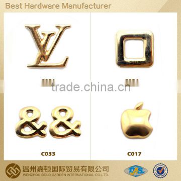 fashion metal studs for shoes/ Cartoon designs customized