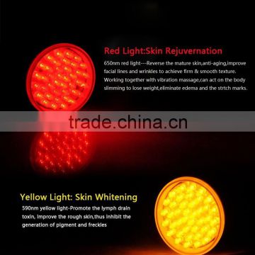 4 colors Vibro Skin rejuvenation red light therapy beauty device