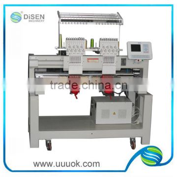 Two head embroidery machine for clothes