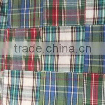 Indian Madras Cotton Patchwork handmade pure fabric