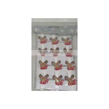 Christmas wooden peg decoration JA02-12279C