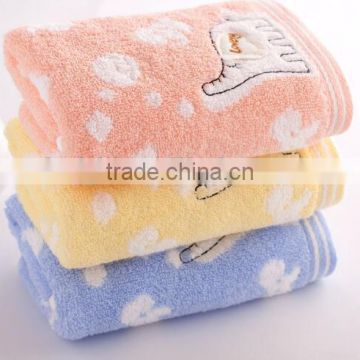 Custom Made Cheap Cartoon Kids Towel , Face Towel