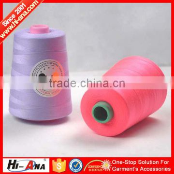 hiana thread1 6 Years no complaint Good Price spun polyester sewing thread