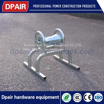 cable ground roller to through conduit