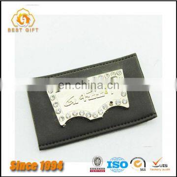 Wholesale Custom Cheap Hardware Jeans Accessories Metal Logo Label Patches