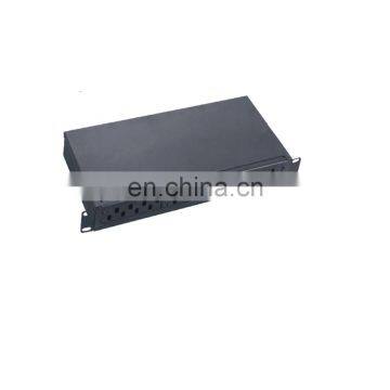 Rack Mount 1U 2U OTB 12 24 36 48 Port Outdoor Fiber Optical Distribution Termination Box