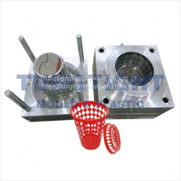 China high quality plastic laundry clothes basket mould