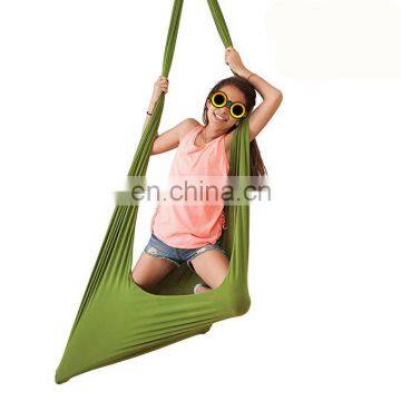 Amazon hot sell therapy swing for kids with Special Needs Lycra Snuggle Swing