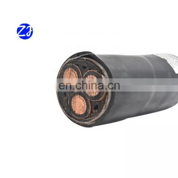 Copper high voltage YJV22 3*400 3 core electric wire power cables and wires