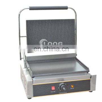Fast food kitchen equipment commercial stainless steel griddle machine electric cast iron griddle machine