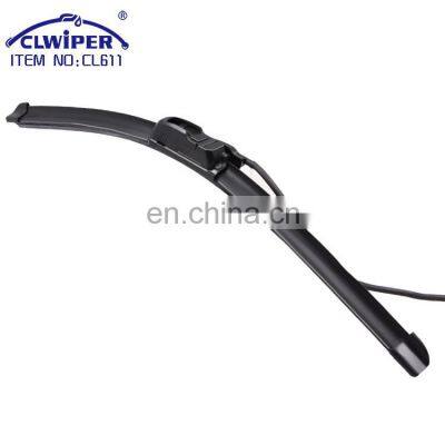 CLWIPER 18''/24'' with blister package auto universal flat wiper blade with spray nozzle spoiler