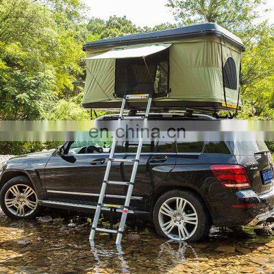 Top-Selling Waterproof Anti-mosquito Roof Tent Hard Shell Roof Top Awning Tent with Rack 4x4 offroad