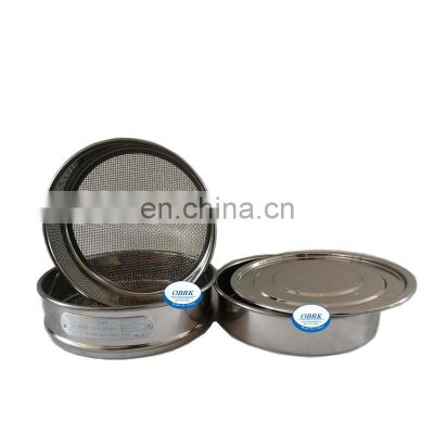 Stainless Steel Any Aperture Lab Standard Sifters Shakers Soil Sieve Analysis Test Sieve Garden Riddle Sieve Mesh