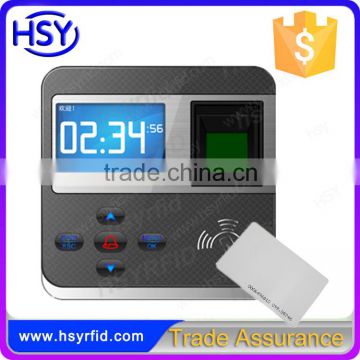 HSY-F211 High quality biometric password ID card fingerprint time attendance access control with software