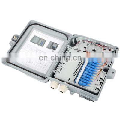 16 CORE Fiber Optical Distribution Box with IP 65 CE RoSH certification FTB FDB for FTTH project popular tender choosing