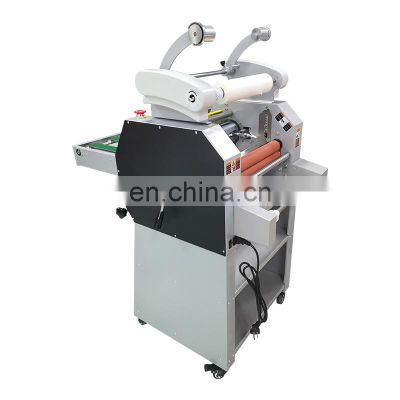 China Made 490Mm Thermal Lamination Roll Laminator Automatic Laminating Machine with Anti-Curling Function