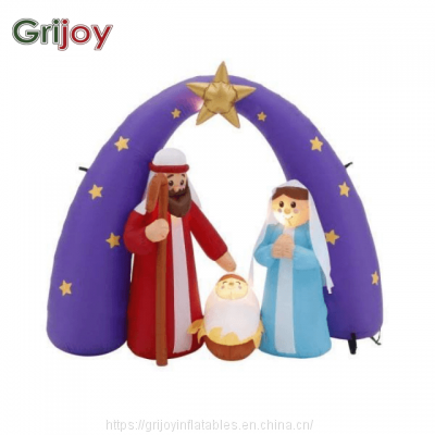 6ft christmas inflatable nativity scene China factory