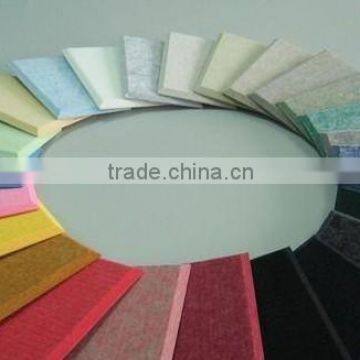 High density polyester fiber acoustic panel