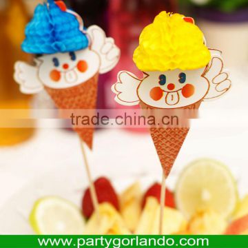 lovely disposable wooden cocktail ice cream decorative picks
