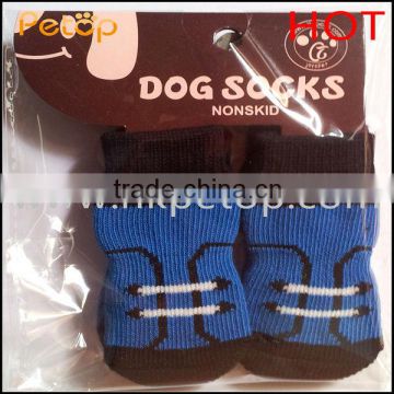 Promotion Blue Shoe Socks Pet Products Supplies