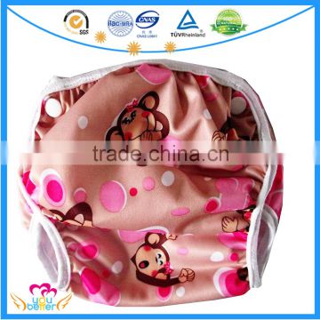 Washable Reusable Baby Diapers For Summer One Size Infant Baby Cloth Swim Diapers