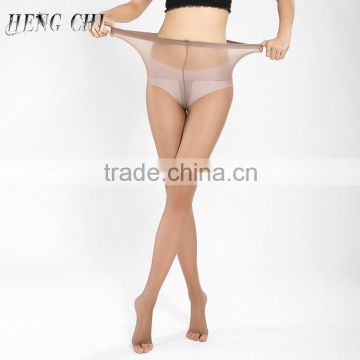 free sample plus size black coffee nude transparent women open toe tights pantyhose Breathable stockings wholesale oem
