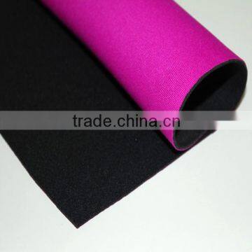 Neoprene sheet with nylon fabric for wetsuit