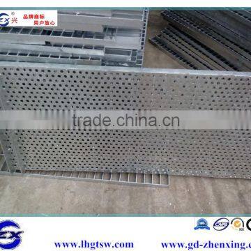 Factory direct galvanized welded platform grating with kick plate