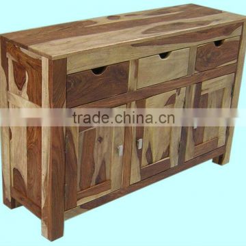 wooden buffet 3 drawer 3 door