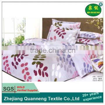 Large leaves printed low price fabric roll