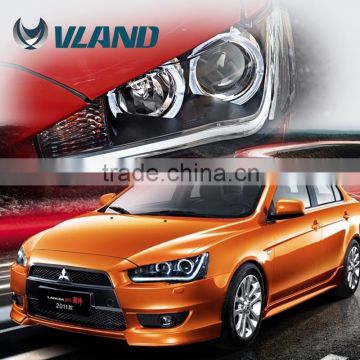 CE, Rohs, and 12V voltage Vland China wholesaler auto parts Japan cars automotive lamps lancer ex headlight