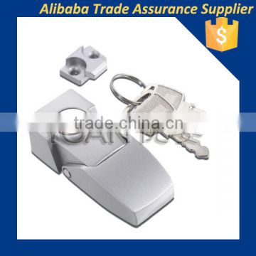 Zinc alloy Spring Load Hasp Latch Locks with 2 Keys for Cabinets