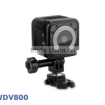 WDV800 Water Resistant Original Cube Action Camera With 1.5inch Ultra HD Screen and wide-angle lens