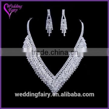 High Quality Latest Style Crystal pave crystal necklace