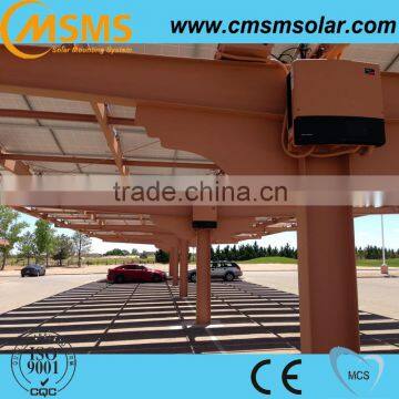 Racking system solar module mounting structure for carport