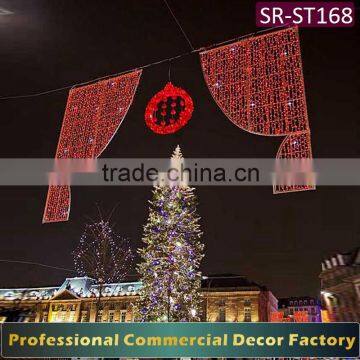 Customize commercial cross Street LED lighted red curtain light