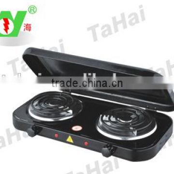 2000w double spiral hot plate with cover (TH-03) multi cooker