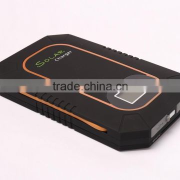 portable solar power bank solar charger with foldable design, 6000mah capacity, anti-skidding