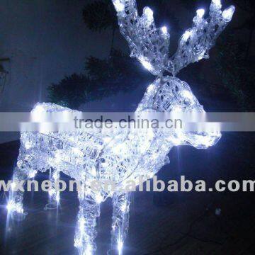 220v 80 leds reindeer motif light