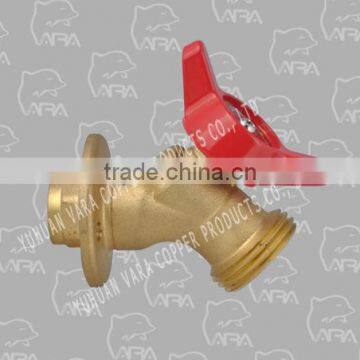 702-53 FLANGE COPPER X HOSE BOILER DRAIN VALVE BRASS QUARTER TURN