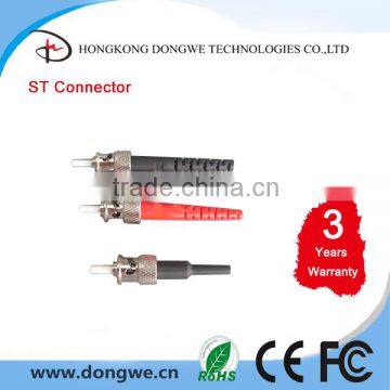 Optical communication equipment, Fiber ST Connector,sm/mm,2.0/3.0/0.9 with ferrule