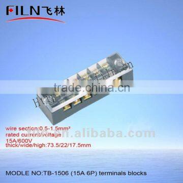 barrier terminal block TB-1506 15A 6P