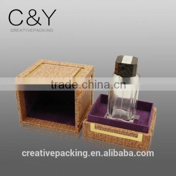 High end pu leather perfume gift boxes for wholesale dongguan