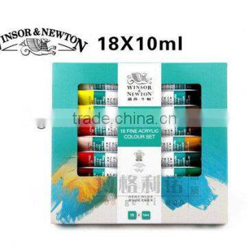 WINSOR&NEWTON 10ml 18colors acrylic color paint set