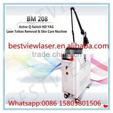 Telangiectasis Treatment 2017 High Power Q Laser Removal Tattoo Machine Switched Nd Yag Laser With Factory Price