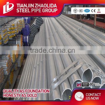 ASTM A53 GR A B ERW building material q195 q235 erw welded pre galvanized round structure steel pip of weight per ton