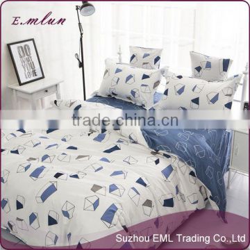 europe hot sale home textile grinding wool printing thicken bedclothes and four bedding sets EML-12-W1006