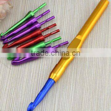 Changeable head aluminium crochet hook