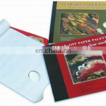 50gsm 36sheets tape bound coloured cover 9x12" artist paper palette