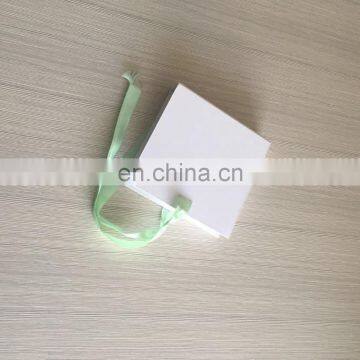 High quality white cardboard ribbon book box